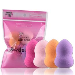 Makeup Sponges Applicators & Cotton 4PCS Cosmetic Puff Sponge Mix Face Liquid Foundation Beauty Make Up Tools Soft Powder Waterdrop Shape