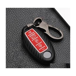 Car Key 5 Button Sile Case For Nissan Rouge Maxima Altima Sentra Murano Qashqai Er Keyless Remote Fob Shell Skin Holder Drop Deliver Dhxlp