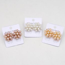 Stud Earrings Style Natural Freshwater Pearl For Elegant Women Love Romantic Jewellery Gift