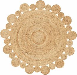 Carpets Rug Pure Natural Jute Decorative Carpet Home Decoration Modern Circular Weaving StyleCarpets