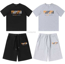 Designer Fashion Clothing Tshirt Tees Trend Brand Trapstar Colourful Towel Embroidered Short Sleeve Shorts Rap Youth Set Casual Cotton Streetwear Spo