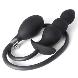 Anal Toys BDSM Inflatable Anal Plug Anal Expander Butt Plug Dilator G Spot Stimulator Prostate Massager Sex Toys 18 230508