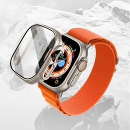 For Apple Watch ultra series 8 iWatch 8 smart watch Marine wristband strap watches Protective cover cases straps