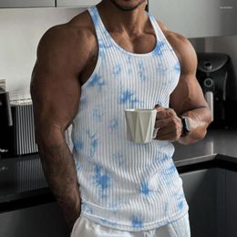 Men's Tank Tops Trendy Men Muscle Shirt Comfortable Male Bodybuilding Breathable Elastic Top Sports Wear
