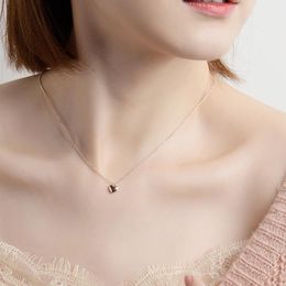 Choker Chokers Chimaera Elegant Rose Gold Necklaces S925 Sterling Silver With Heart Pendant Chain Necklace Women Jewellery Girls Gift