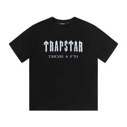 Designer Fashion Clothing Tshirt Tees Trapstar Paris Limited Gradient Letter Short Sleeve Tshirt Street Loose Cotton Casual Round Neck Top Summer Luxury Casual Str