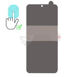 Privacy hydrogel screen protector Fingerprint Unlock TPU soft film For Samsung S23 S22 S21 Note 20 Ultra S9 Plus S8