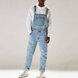 Men's Jeans Mens Spring Summer Denim Dungarees Suspender Overalls Romper Men Autumn Winter Jumpsuit Bib Pants Trousers Clothing 2023 230509