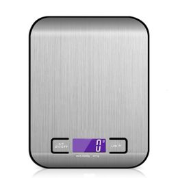 Household Scales Digital Kitchen Scale 10kg5000g 1g Multifunction Electronic Food Cooking Baking scale Weight Gramme Ounce Stainless Steel Backlit 230506