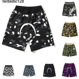 Mens Shorts Designer Womens Fashion Trend Camouflage Pattern Fitness Training bapes Sports Pants Loose Breathable Mens Summer Outdoor Jogging big size M-3XL