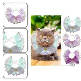 Cat Collars & Leads Stylish Pet Collar Unisex Puppy Lightweight Holiday Dress Up Dog Lace Scarf