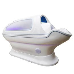 Professional 3D hot seller multifunctional 3 in 1 led light dry slimming body +steam +water massage beauty salon spa bed with music