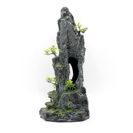 Decorations Aquarium Decoration Resin Rockery Fish Tank Artificial Stone Landscaping Simulation Mountain Hiding Cave Pet Supplies