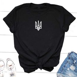 Women's T-Shirt Ukraine T-shirt Women T-shirts Men Ukrainian T Shirt Ukraine Trident Army Short Sleeve Tee Shirt Woman Clothes Top P230510