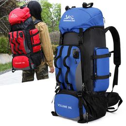 Backpacking Packs 90l waterproof dwarfproof water hiking bag trekking backpack large capacity travel bagpack bags outdoor sports equipment camping x507a P230510