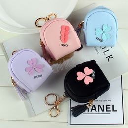 Creative Heart Womens Kid Coin Wallet Lady Coin Pouch Zipper Money Key Earphone Lipstick Bag Coin Purse Card Holder