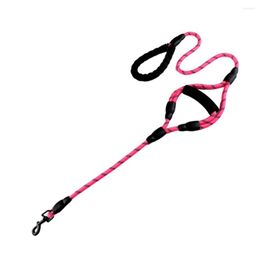 Dog Collars Pet Leash Nylon Reflective Adjustable Training Rope Outdoor Traction Bungee Strap Small Large Medium Pets Supplies