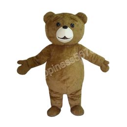 New Teddy Bear Mascot Costume Adult Animation Role Play Christmas Halloween Birthday Party Cartoon Character Activity