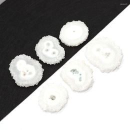 Pendant Necklaces Natural Stone White Crystal Rough Non-porous Beads 25-50mm Irregular Charm Making DIY Necklace Earring Fashion Jewellery