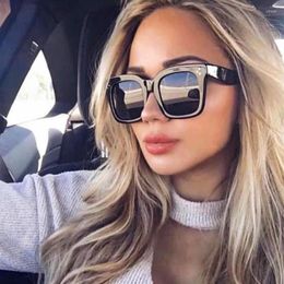 Sunglasses Classic Vintage Square Woman Design Sun Glasses Female Driving Eyewear Shades Gradient