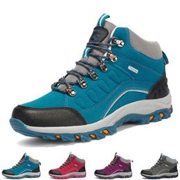 Hiking Footwear Caminhadas Homens 2023 Botas profissionais Para A Mulher Couro High Top Trekking Sneakers Homem Trail Camping Venda Quente P230510