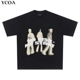 Mens Tshirts büyük boy tişörtlü erkekler hızlı kurutma hip hop tshirt vintage 90s sokak giyim anime harajuku moda kısa kol üst gotik kıyafetler 230510p9hfw