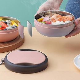 Dinnerware Sets Keep Freshing Easily Carrying Students Bento Box Lunch Container With Cutlery For Kitchen