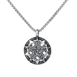 Vintage Christian Bible Text Stainless Steel Pendant Necklace Punk Fashion Biker Amulet Men's Chain Necklace Jewellery Gift 113649194