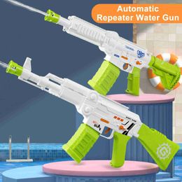 Sand Play Water Fun Electric Water Gun Children's Toy Automatic Pumping Induction Water Absorption Children's Outdoor Large-capacity Swimming