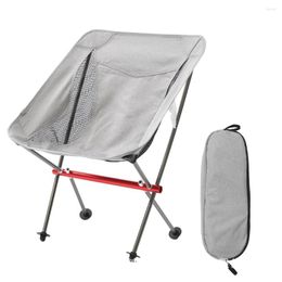 Camp Furniture Outdoor Folding Chair Camping Travel Office Seat Beach Hiking Picnic Bench Lightweight Foldable Backrest Tools