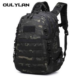 Backpacking Packs 35L Outdoor Camping Backpack Waterproof Military Tactical Backpack Trekking Hunting Bag Army Molle Climbing Bags Backpack P230510