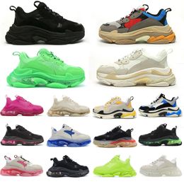 Triple S Shoes Mens Womens Plate-forme Oversized Athletic Shoe Luxury Trainers Fashion Sneakers Outdoor Jogging Walking