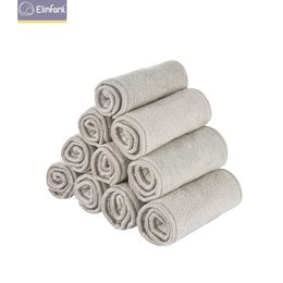 Cloth Diapers Elinfant 3 layers gray microfiber 4/8/10pcs cloth diaper nappy insert super absorbent 35x13.5cm fit baby cloth pocket diaper 230510
