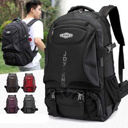 Backpacking Packs 60l waterproof dwarfproof water hiking sports backpack school large outdoor climbing bag unisex camping trekking trip for men P230510