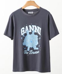 designer gannisgt shirt summer funny rabbit print gannis women tshirt tee men high quality wholesale luli