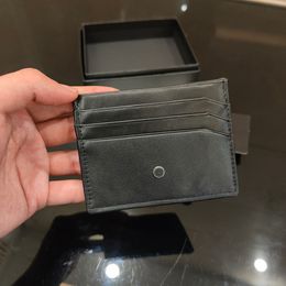 High Quality Cardholder Coin Wallet Original Box Designer Wallet Key Case Luxury Passport Storage Bag Animal Leather