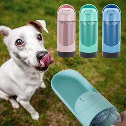 Feeding Portable Pet Dog Water Bottle Travel Outdoor Feeder Drinking Bowl Puppy Cat Water Dispenser Activated Carbon Philtre Bowl Cup