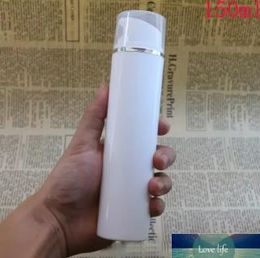 10pcs/lot Packaging Bottles White Airless Pump Bottles Golden Line Plastic Bottle Vacuum Lotion Bottles