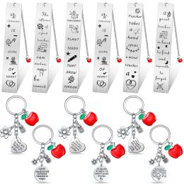 Bookmark Teacher Gift Set Appreciation Keychain Graduation Thank You Gifts Back To School End Of Year From Student amFSF