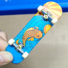 Novelty Games 3D Thermography Technology Mini Fingertip Finger Skateboard Student Gift 230509