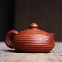 Teaware Master Handmade Zhu Ni Favourites Kettle Chaozhou Teapot Circle Pot For Kung Fu Tea China Milk Oolong Tea Ceremony Set Teapot
