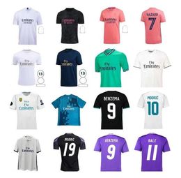 16 17 18 19 20 Real Madrids soccer jersey Retro 2021 zidane jerseys BENZEMA SERGIO RAMOS KROOS HAZARD ASENSIO BALE MARCELO JAMES VINICIUS JR football shirt maillot