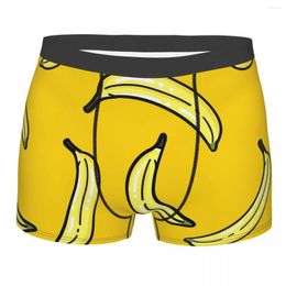 Underpants Bananas Design Mens Underwear Fruit Pattern Cotton Panties Men's Comfortable Shorts Boxer Briefs