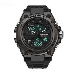 Wristwatches A commando tactics watch multifunctional sports adult male waterproof outdoor trend of intelligent students electronic 230509