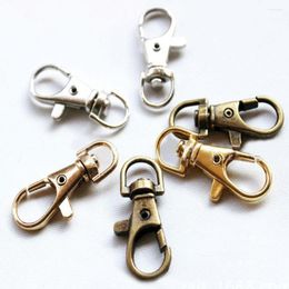 Keychains 1PC Durable Metal Gate Handbag Hook Alloy Buckle Carabiner Clip Style Spring Key Chain Keyring DIY Sewing Strap Bag Accessories