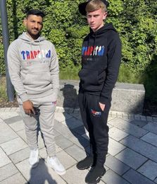 Designer Clothing Mens Sweatshirts Tracksuits Hoodies High Street Minority Rap Trend brand Trapstar Blue Red Towel Embroidery Hoodie Loose Casual Trousers Pullov