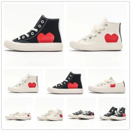 Kids Buy Classic Casual 1970 Canvas Shoes Star Sneaker Chuck 70 Chucks 1970S Children Baby Toddler Infants Big Eyes Red Heart Shape Platform Jointly Name