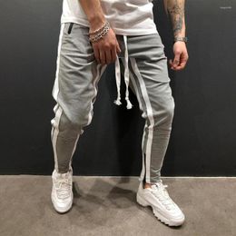 Men's Pants Brand Mens Trousers Joggers Middle Waist Outdoor Skinny Slim Sports Spring Sweatpants Winter Bottoms