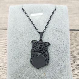 Pendant Necklaces Border Collie Necklace Trendy Style Women Fashion Pet Dog Jewellery