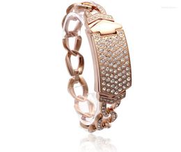 Wristwatches 10pcs/lot Luxury Flip Bracelet Watches Sell Crystal Quartz Watch Women's Female Ladies Gift Wholesale